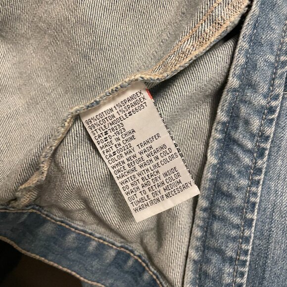 Vintage Y2K Denim Moto Jacket - Picture 6 of 6